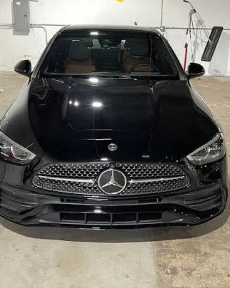 After: Minor dent repair on a rear panel